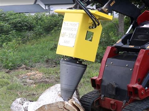 cone splitter on mini skid steer|HF 100 Mini .